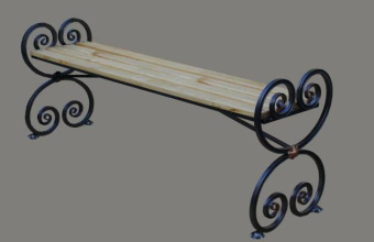 Скамейка скамья лавочка лавка "Волна 20"