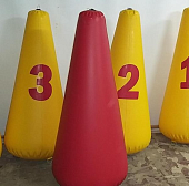 Надувной буй конус кранец D50 см H100см